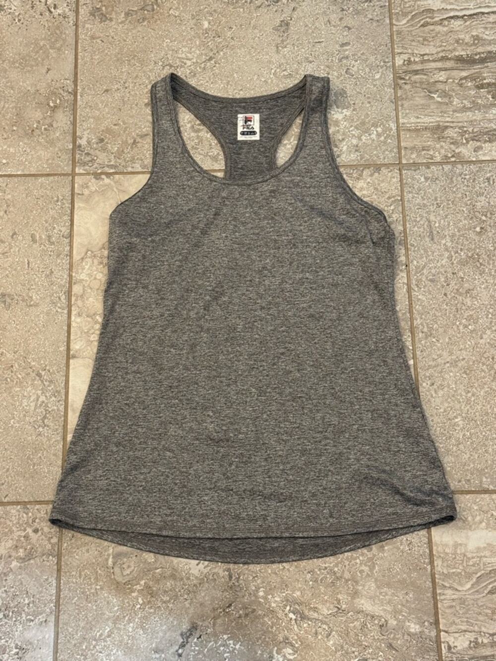 Russell Small Athletic Women's Gray Racerback Tank Top